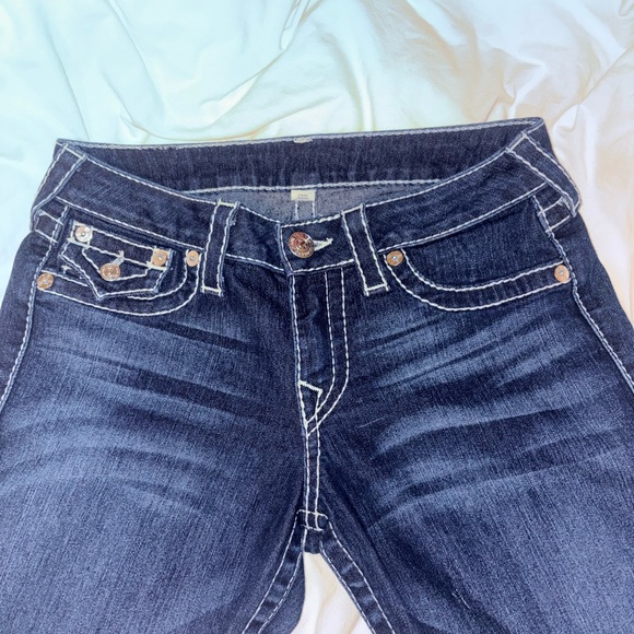 True Religion Women's Indigo Skinny Jeans - Picture 4 of 6